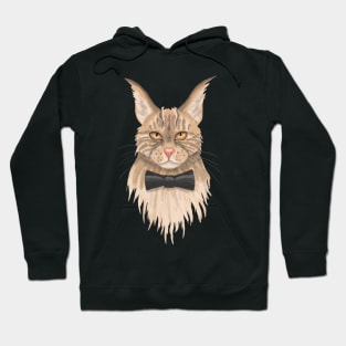 Serious cat. Hoodie